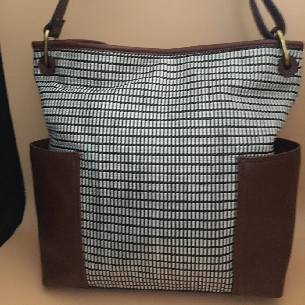 FOSSIL LARGE POCKET TOTE BAG